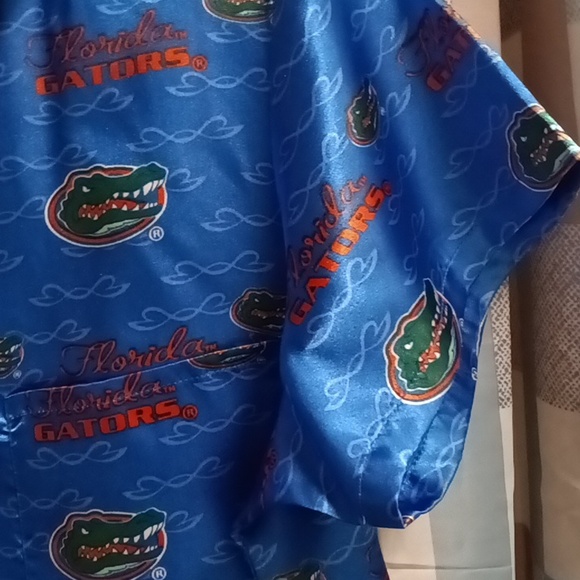 FINAL PRICE CONCEPT'S SPORTS UF GATORS orange/blue/white s/s night shirt Sz Lrg - Picture 6 of 9